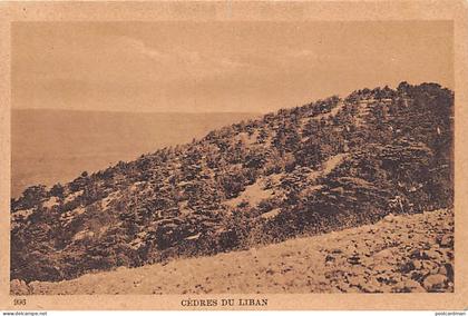 Liban - Cèdres du Liban - Ed. Sarrafian Bros. 996