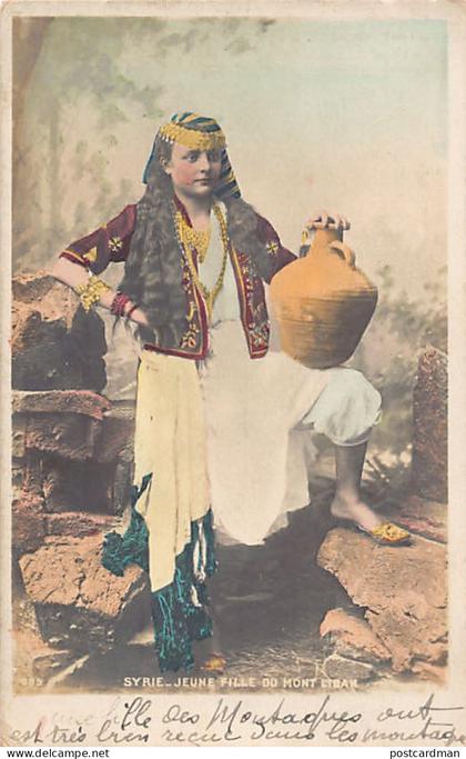 Liban - Jeune fille du Mont-Liban - Ed. F. Haddad
