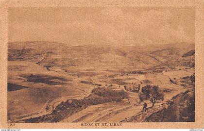 Liban - Sidon et le Mont Liban - Ed. Sarrafian Bros. 1009