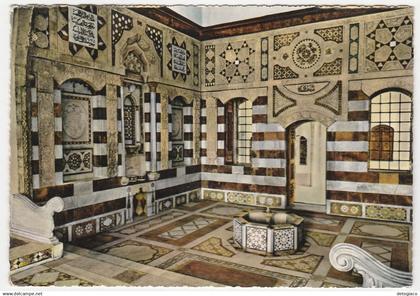 LIBANO - LEBANON - GRAND SALON DE BEIT.EDDINE EN STYLE ARABE - VIAGG. -25112-