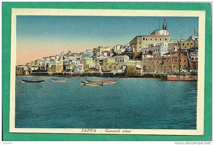 JAFFA VUE GENERALE DU PORT