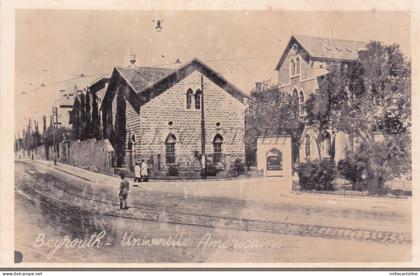 LEBANON - Beyrouth, Université Américaine, Photo Postcard 1951