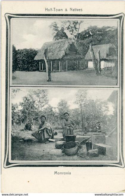 Liberia Monrovia Half Town Natives