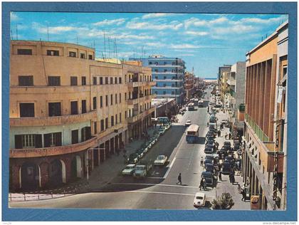 214709 / Tripoli - STREED SHARA EL RASHID , CAR , BUS ,  , Libia Libya Libyen Libye Libie