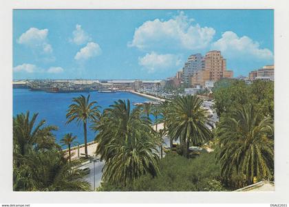Libya Libyen Libye Libia Benghazi El Nasr Street View Vintage RPPc Photo Postcard (33007)
