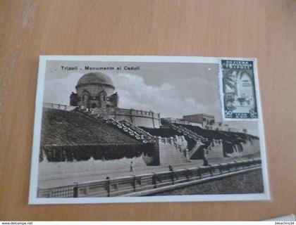 CPA Syrie Siria 1 TP Italie Colonies Tripoli monumento ai caduti