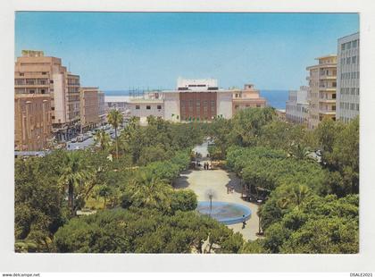 Libya Libyen Libye Libia Benghazi Public Park View Vintage RPPc Photo Postcard (33018)
