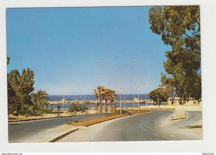 Libya Libyen Libye Libia Derna Harbour View Vintage RPPc Photo Postcard (26610)