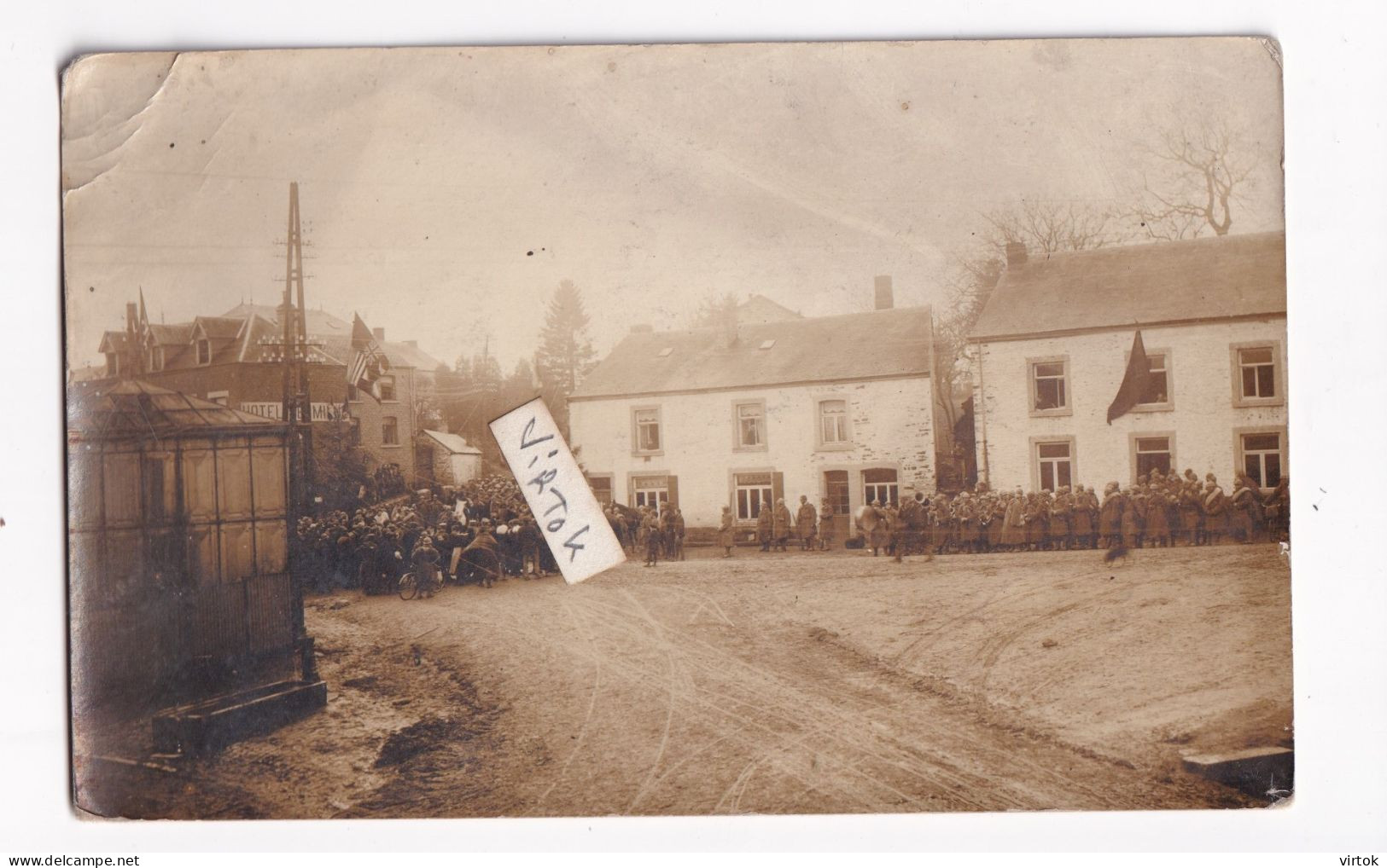 LIBIN  :  carte Photo  (  see scans )   militair