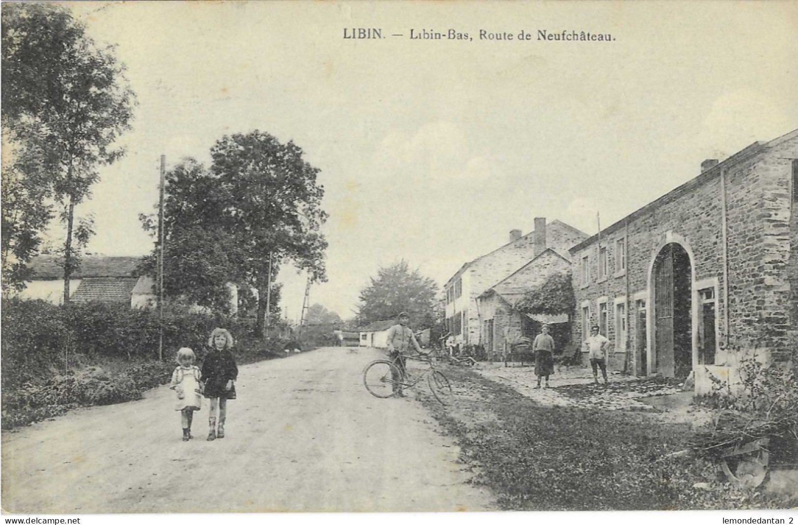 Libin - Libin-Bas - Route de Neufchâteau - rare
