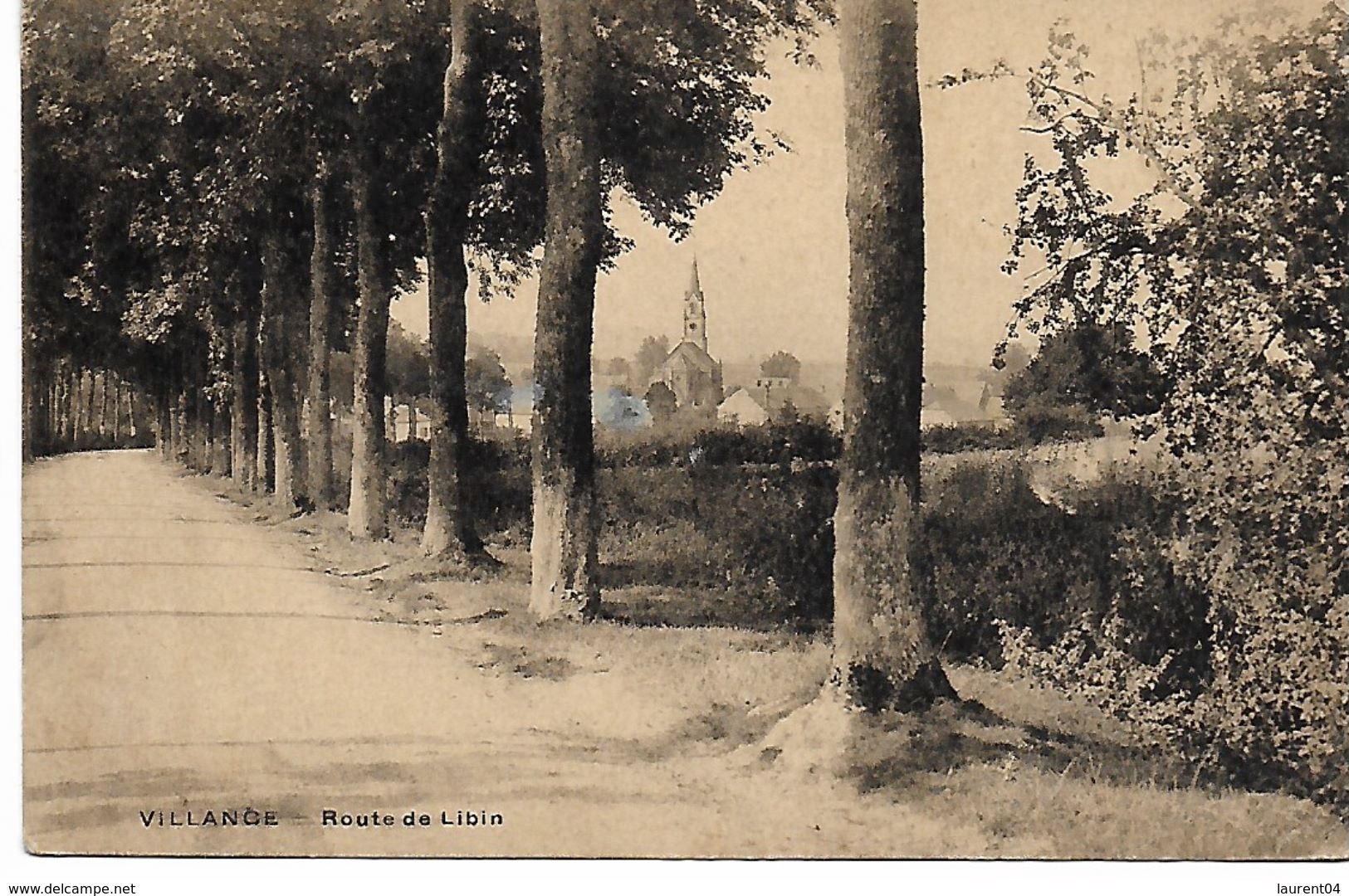 LIBIN.  VILLANCE.  ROUTE DE LIBIN