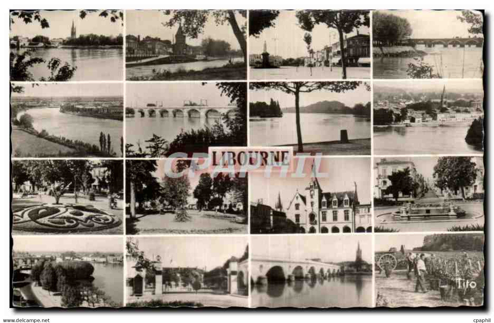 Libourne - Souvenir - CPA
