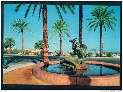 105028 / TRIPOLI - GAZELLA FOUNTAIN - GAZELLA FONTAINE - GAZELLE - Libia Libya Libyen Libye Libie 1971 PC postcard