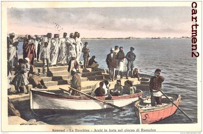 LIBYE LA BANCHINA ARABI IN FESTA NEL GIORNO DI RAMADAN LIBYE LIBIA