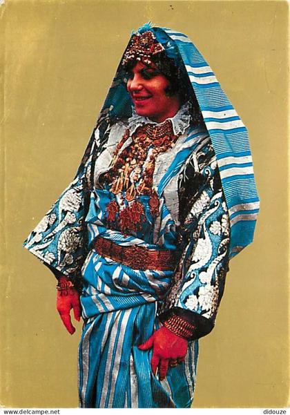 Libye - Donna Libica col costume Tripolino - A libyan woman with tripolitan costume - Femme Libyque avec costume Tripoli
