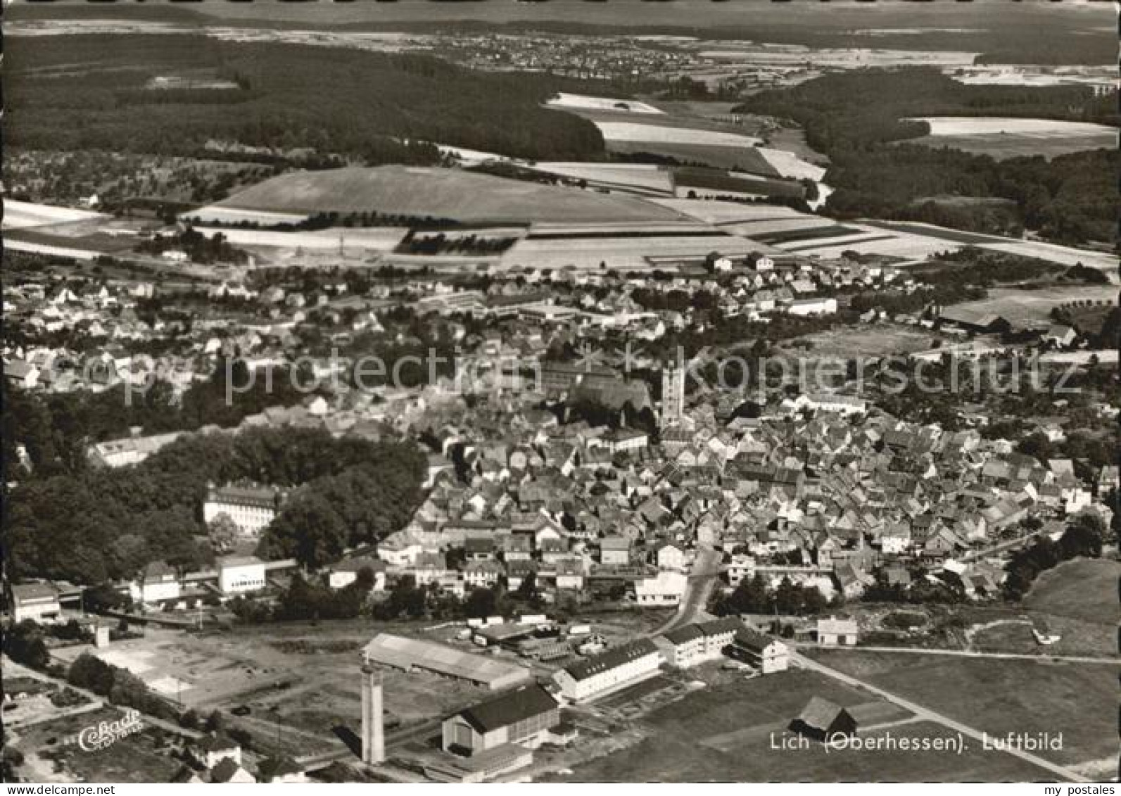 Lich Hessen Fliegeraufnahme