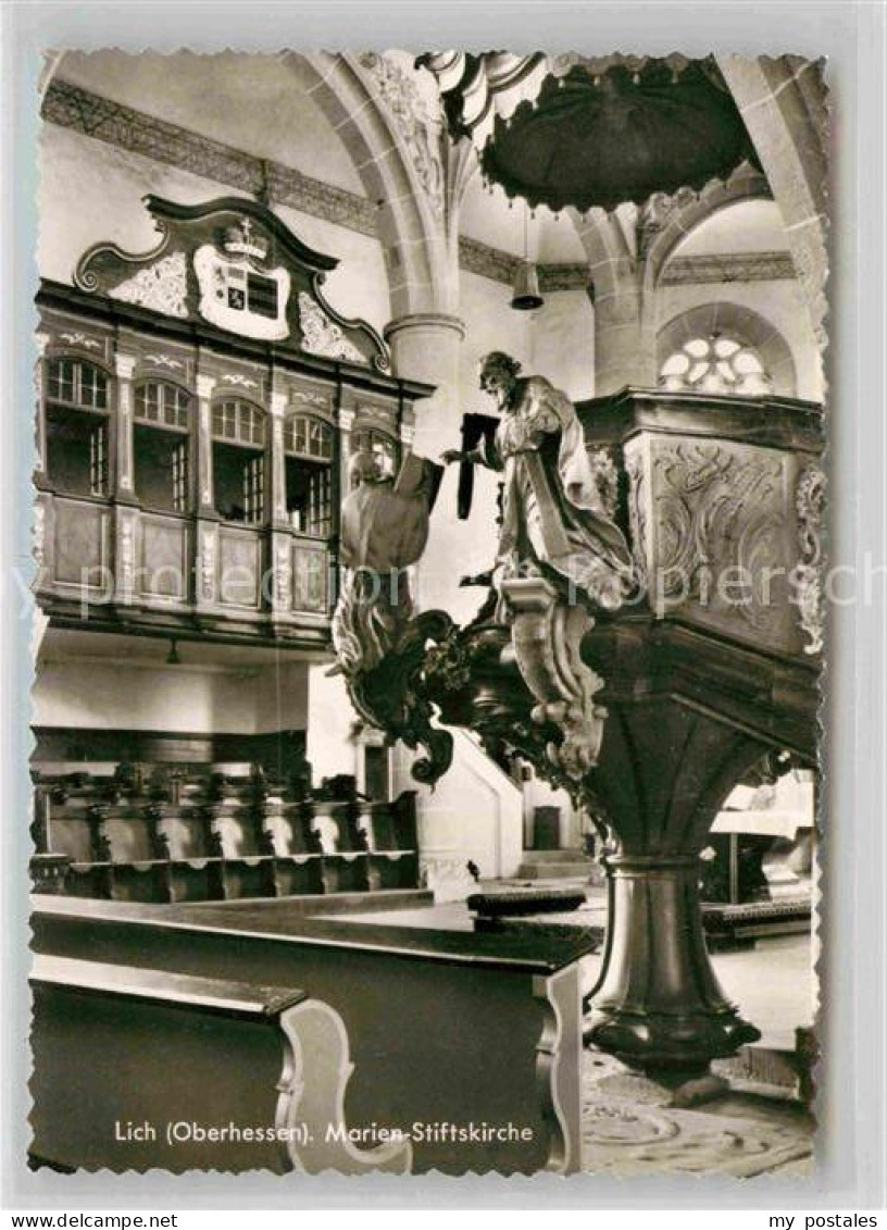 Lich Hessen Marienstiftskirche Kanzel