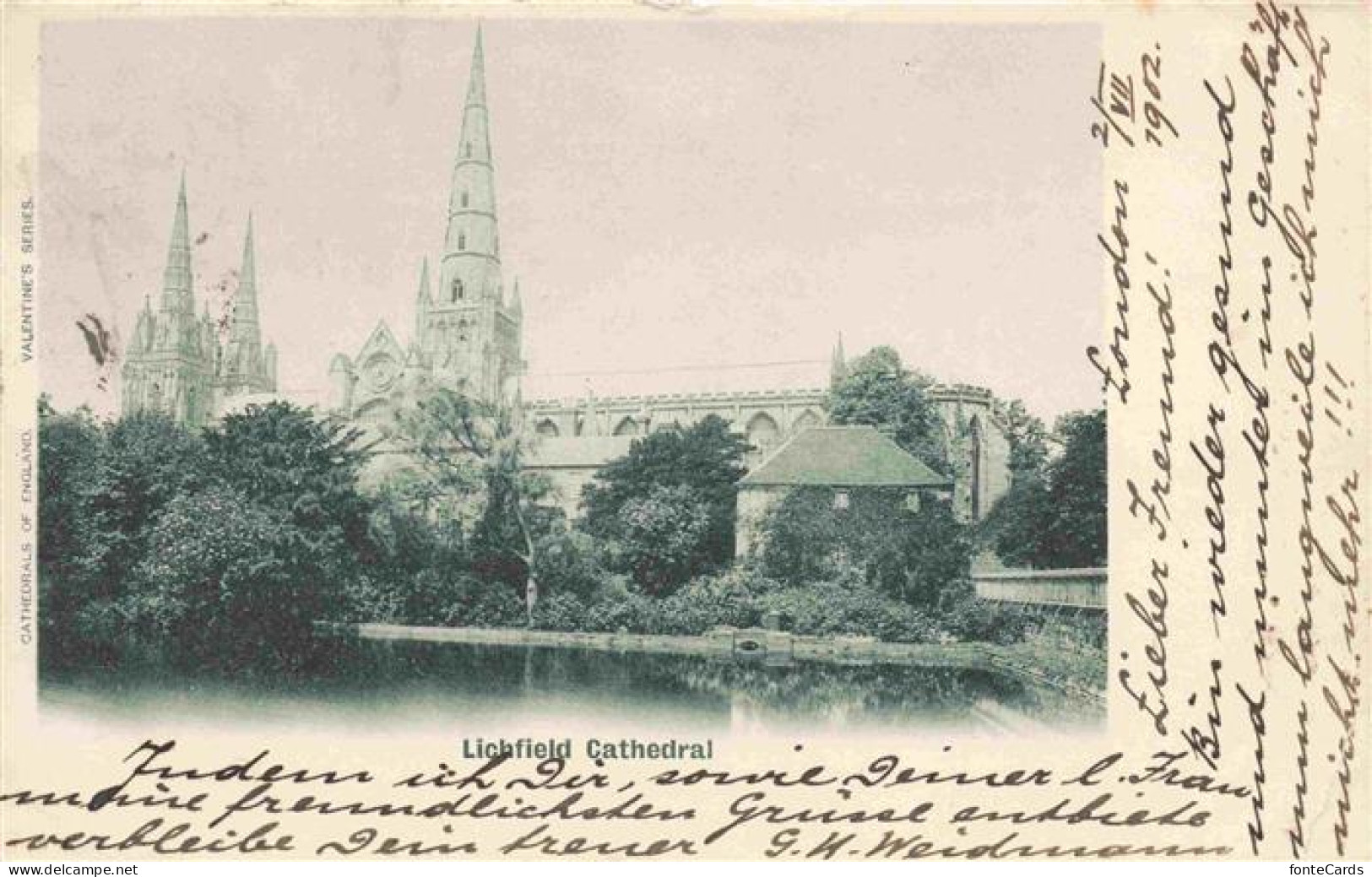 Lichfield Staffordshire UK Cathedral