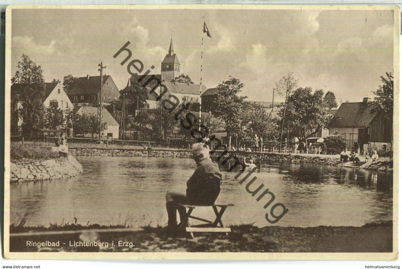 Lichtenberg im Erzgebirge - Ringelbad - Verlag Paul Bellmann Friedersdorf