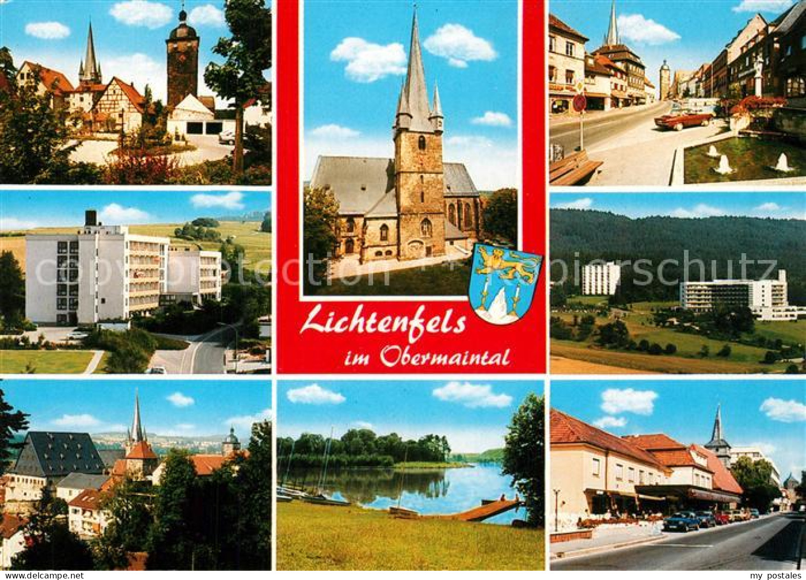 Lichtenfels Bayern Kirche Park Stadtansichten