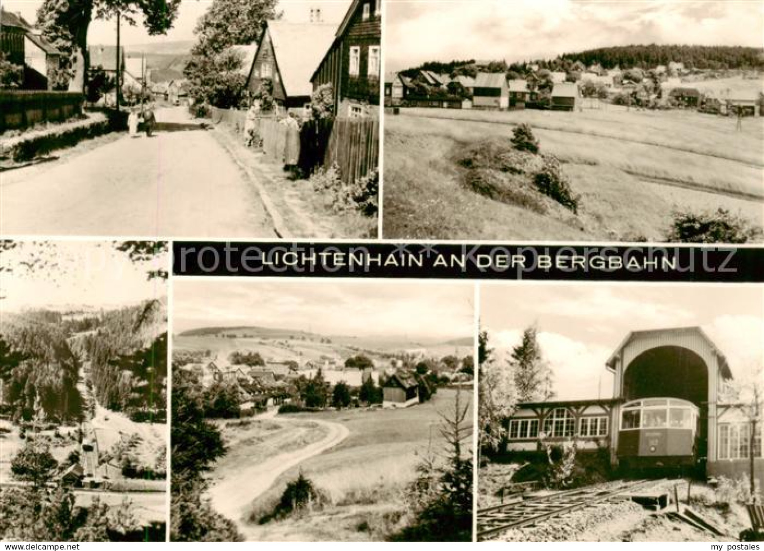 Lichtenhain Bergbahn Dorfstrasse Panorama Bergbahn
