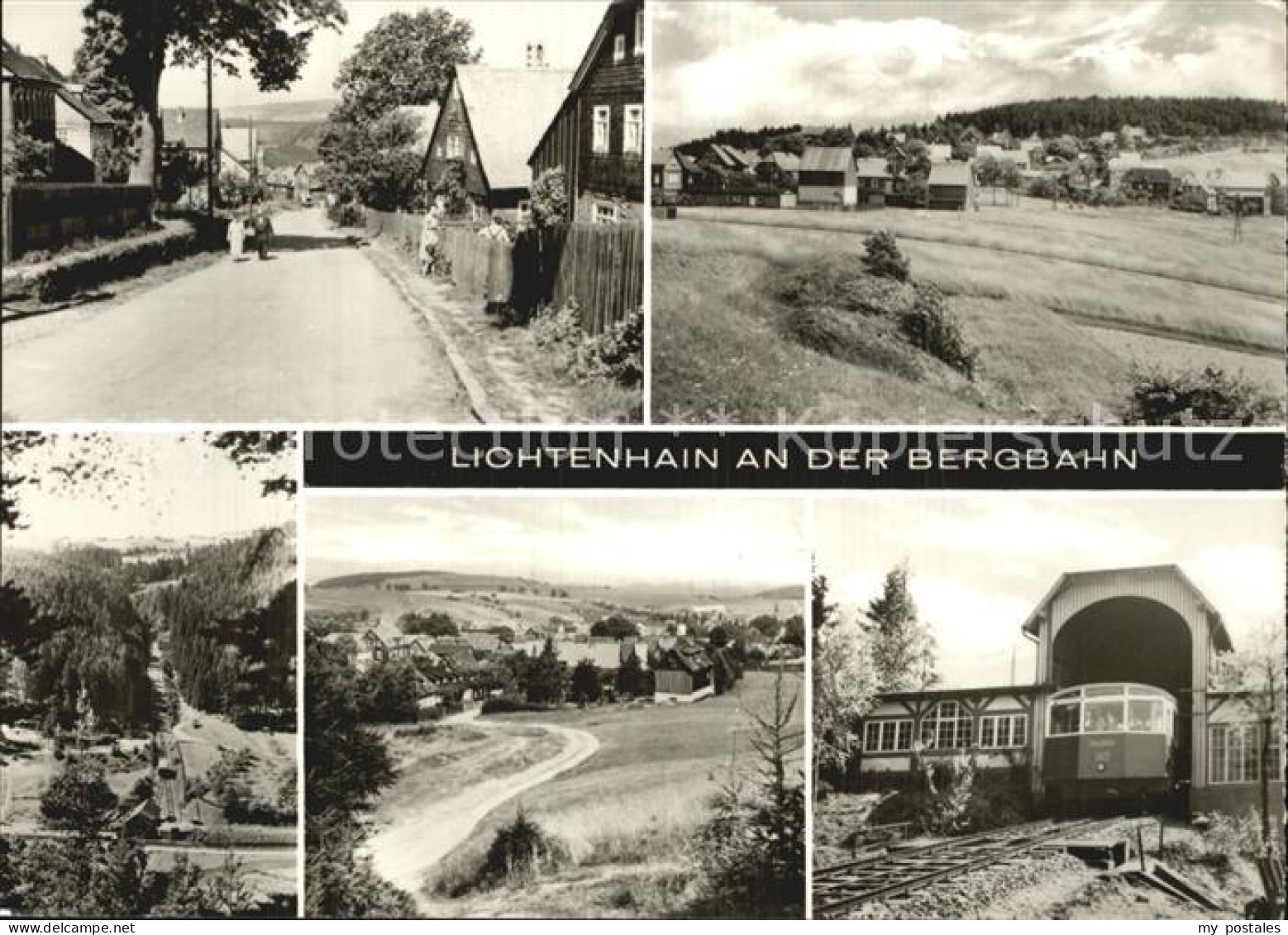 Lichtenhain Bergbahn Ortsansicht Panorama