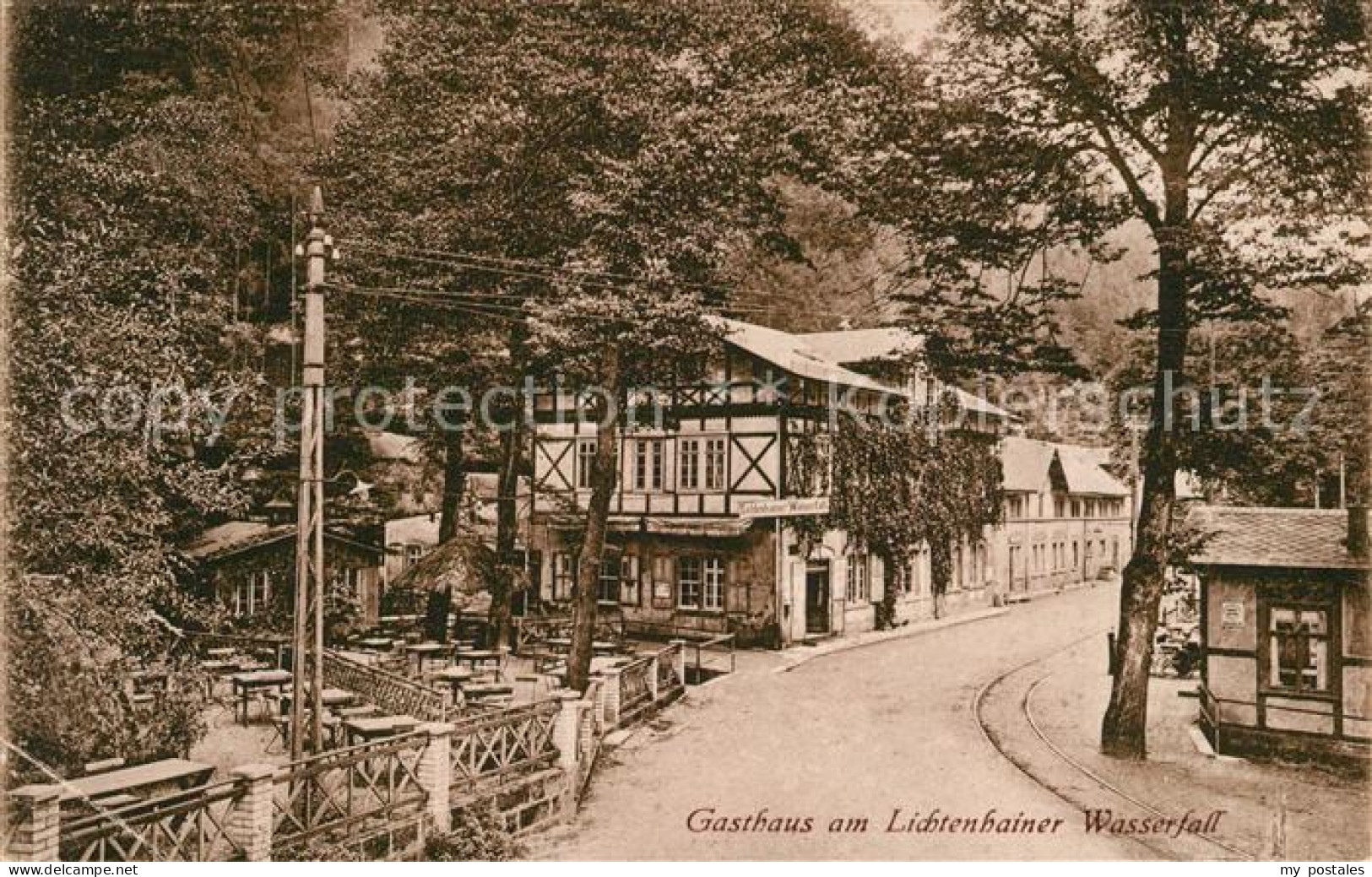 Lichtenhain Sebnitz Gasthaus am Lichtenhainer Wasserfall