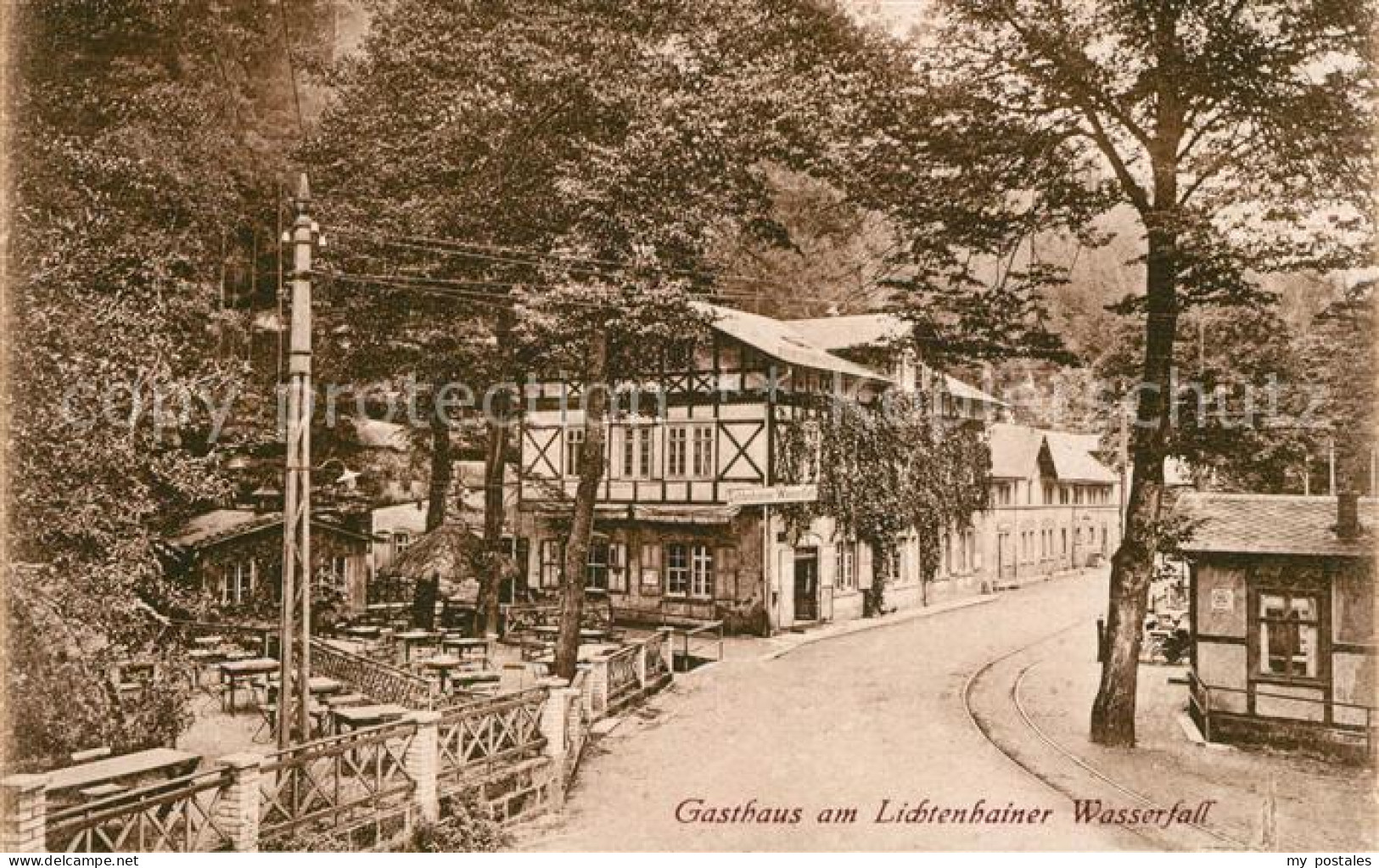 Lichtenhain Sebnitz Gasthaus am Lichtenhainer Wasserfall