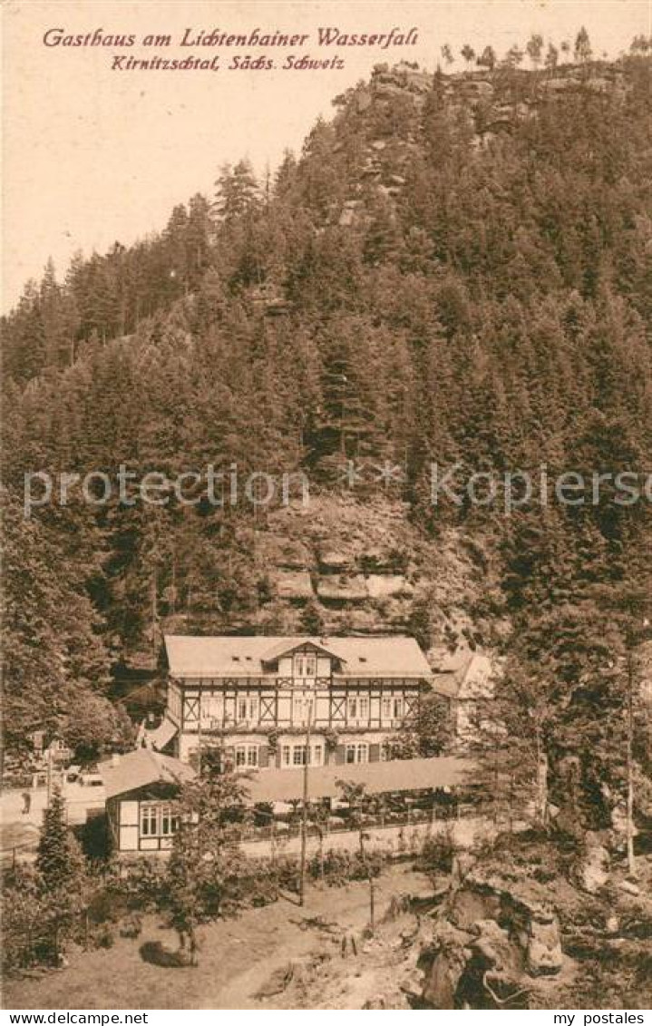 Lichtenhain Sebnitz Gasthaus Lichtenhainer Wasserfall