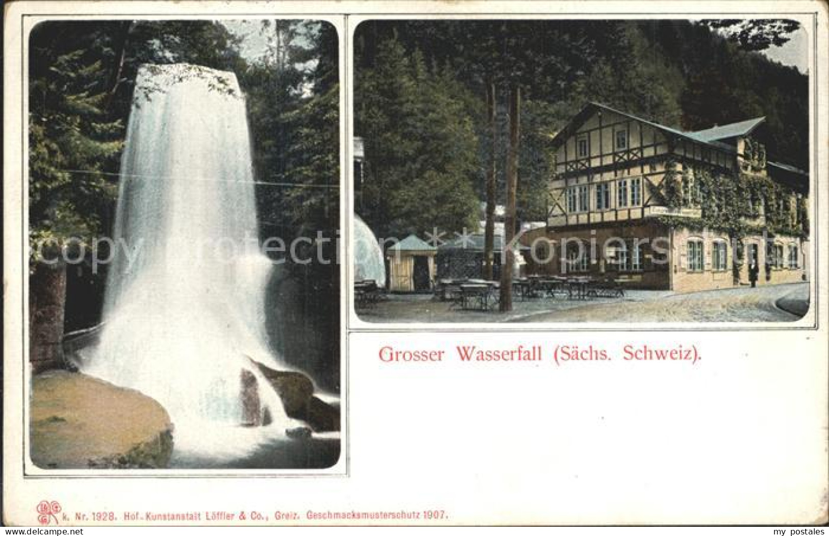 Lichtenhain Sebnitz Grosser Wasserfall Gaststaette