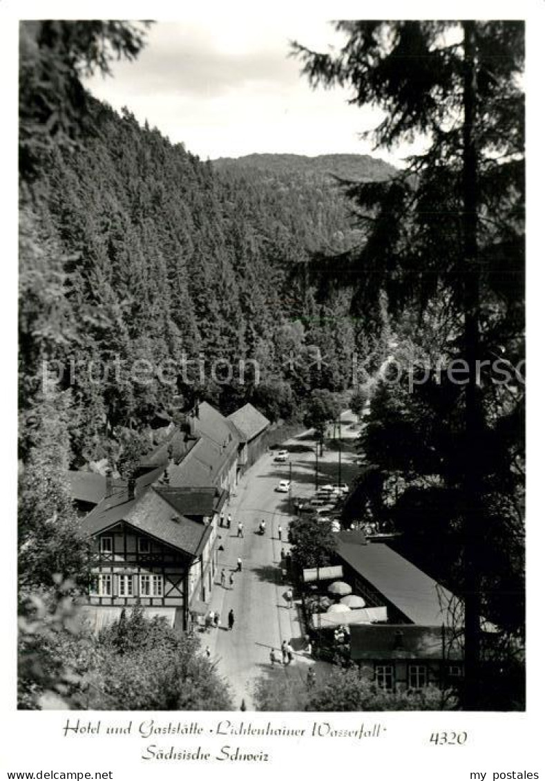 Lichtenhain Sebnitz Hotel-Gaststaette Lichtenhainer Wasserfall