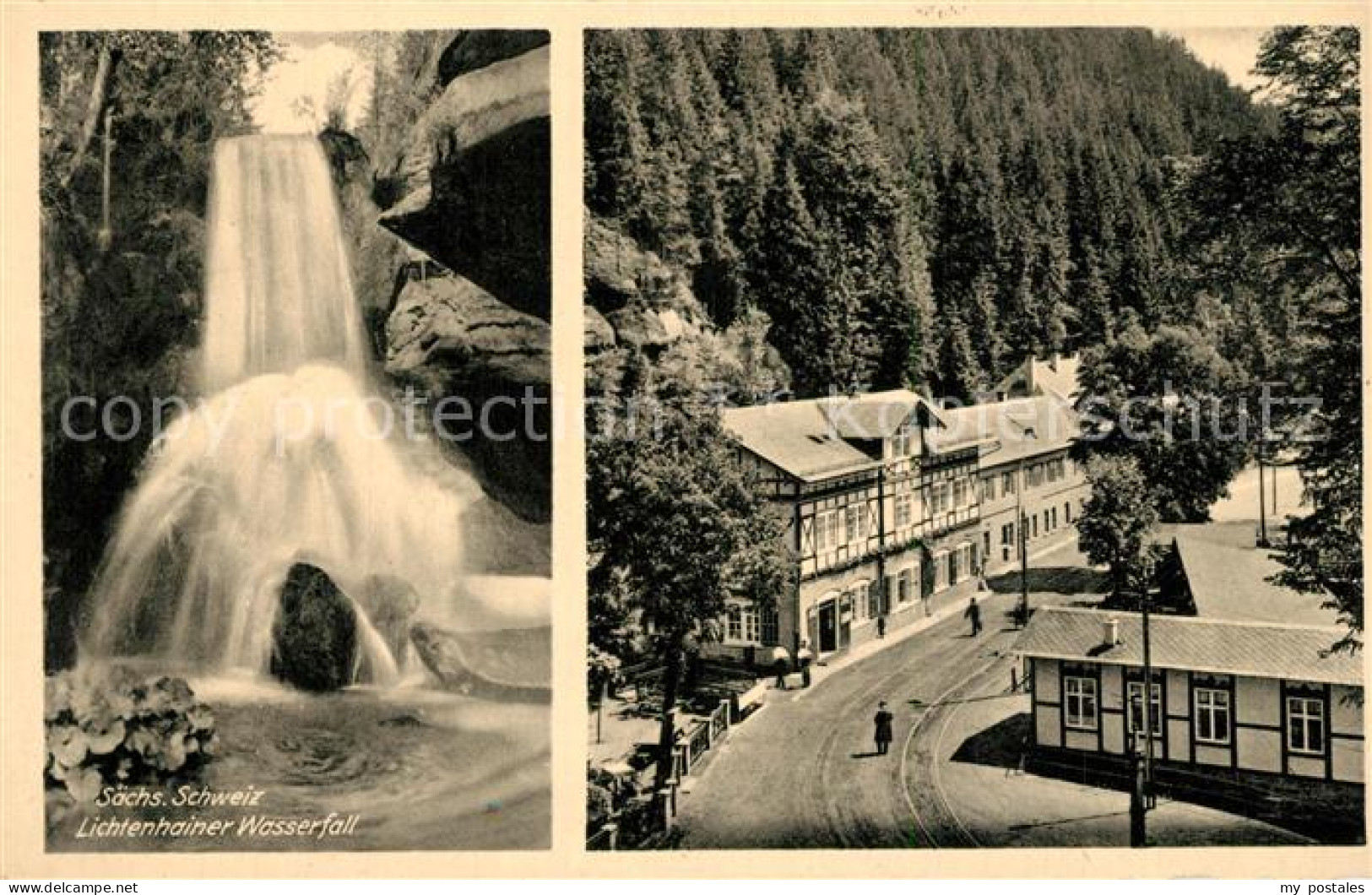 Lichtenhain Sebnitz Lichtenhainer Wasserfall Gaststaette Hotel