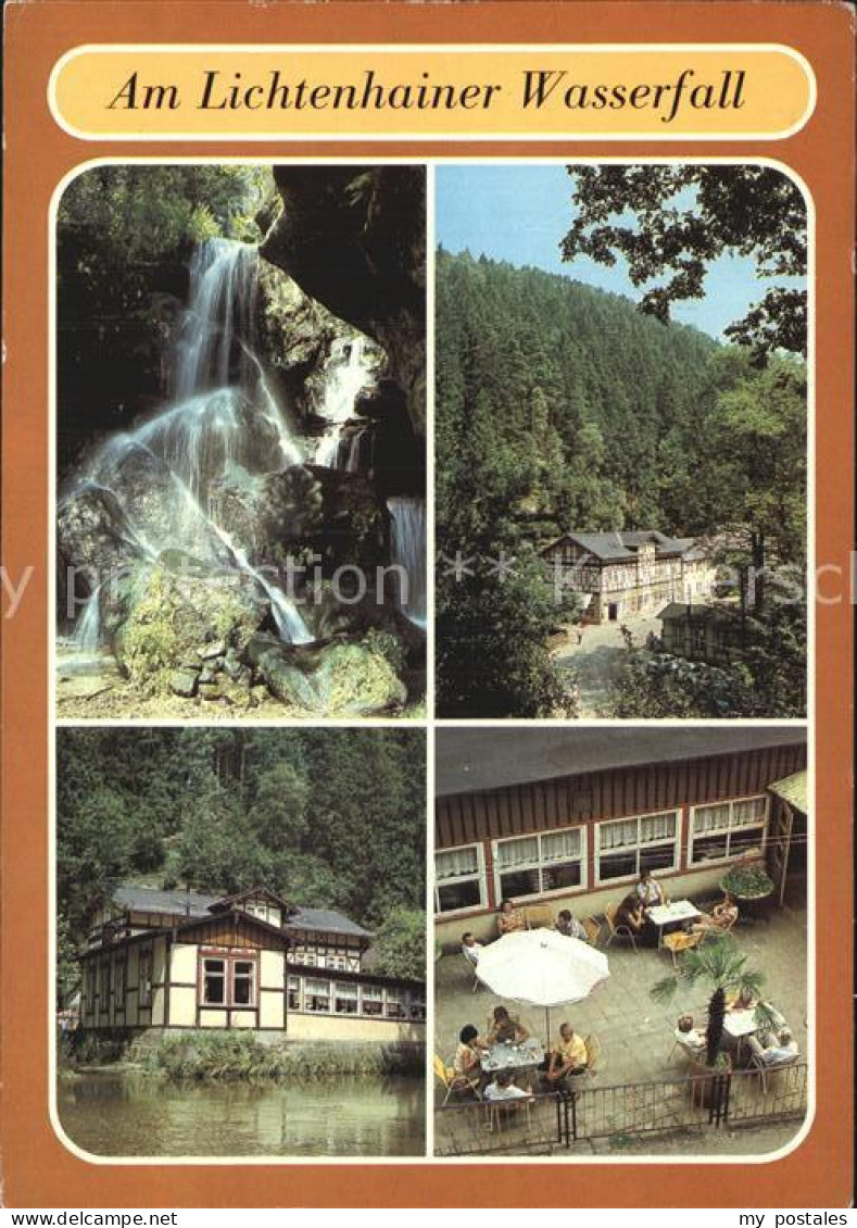 Lichtenhain Sebnitz Wasserfall