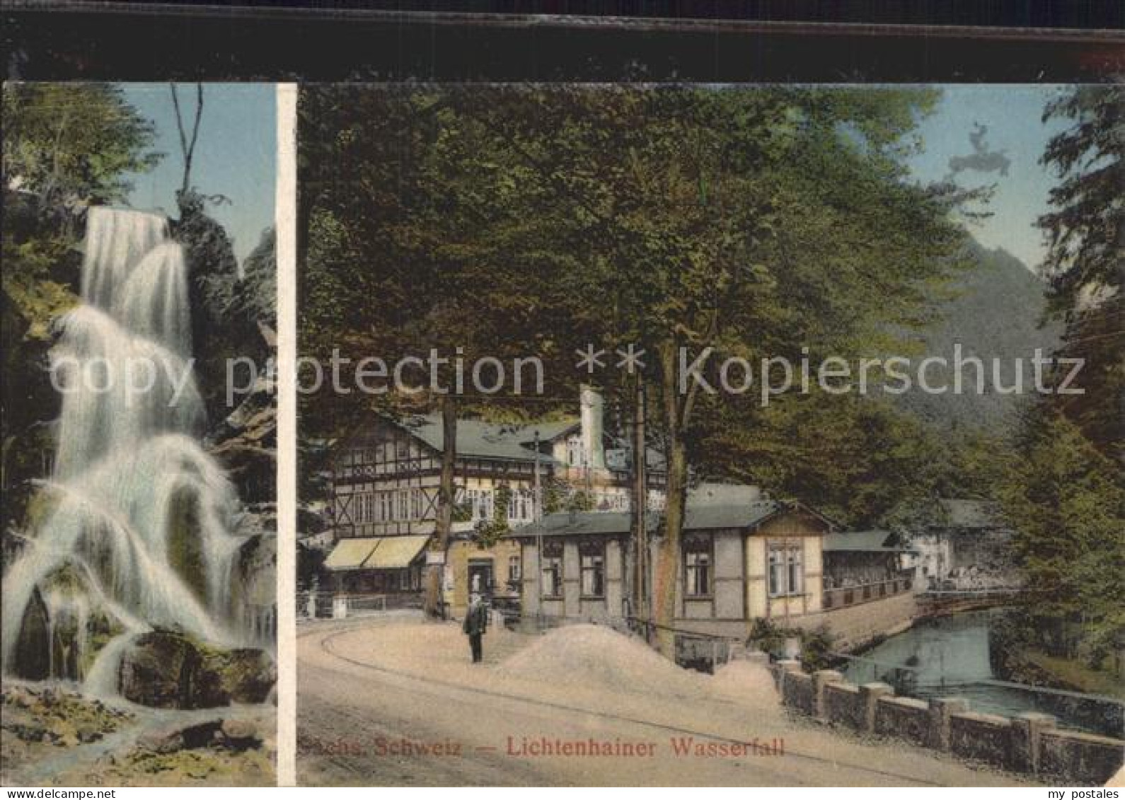 Lichtenhain Sebnitz Wasserfall Gasthaus