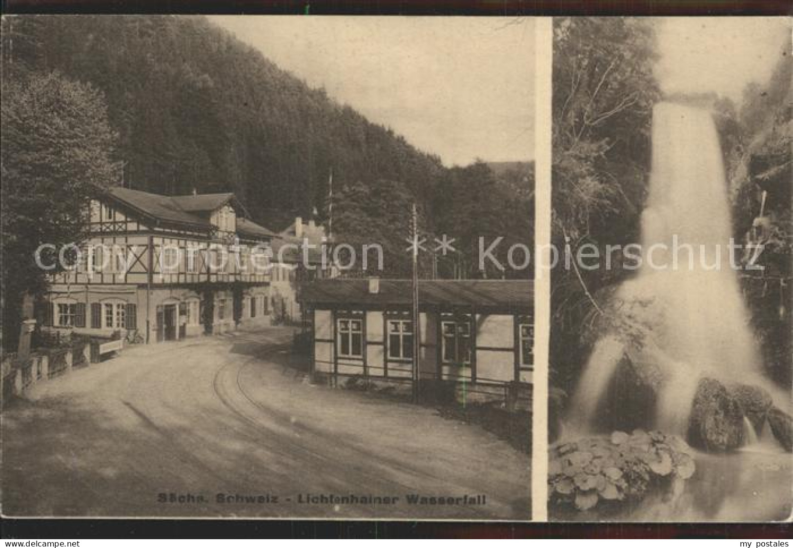 Lichtenhain Sebnitz Wasserfall Gasthof