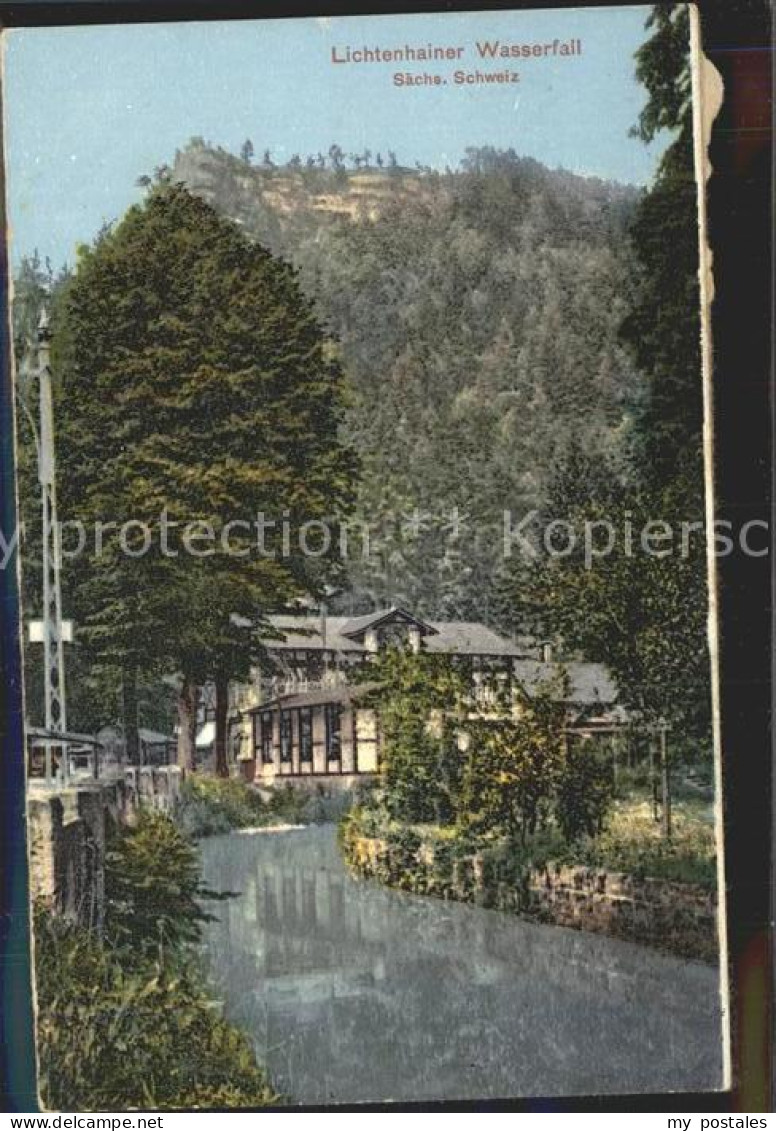 Lichtenhain Sebnitz Wasserfall im Elbsandsteingebirge