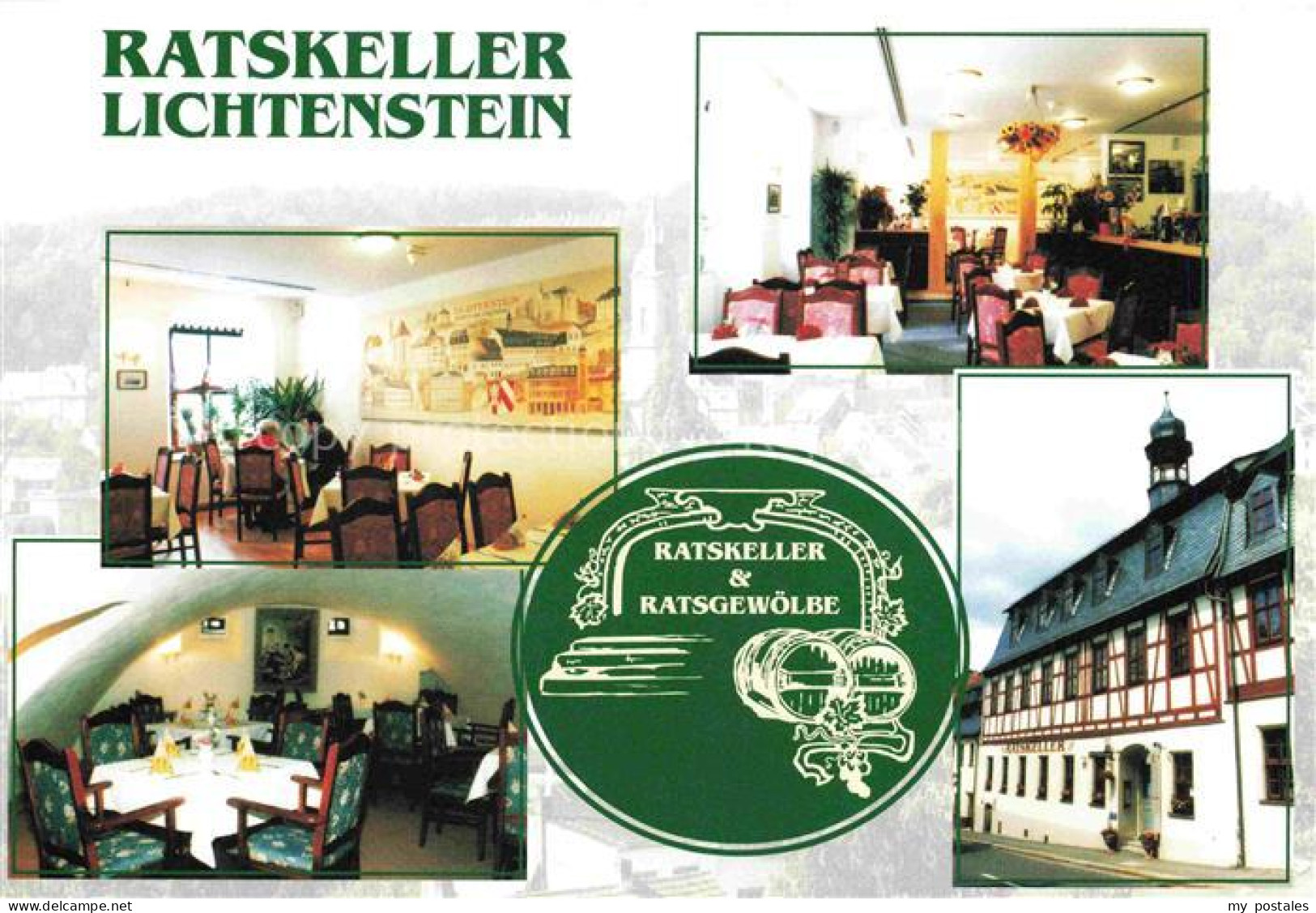 Lichtenstein  Sachsen Ratskeller Lichtenstein Gastraeume