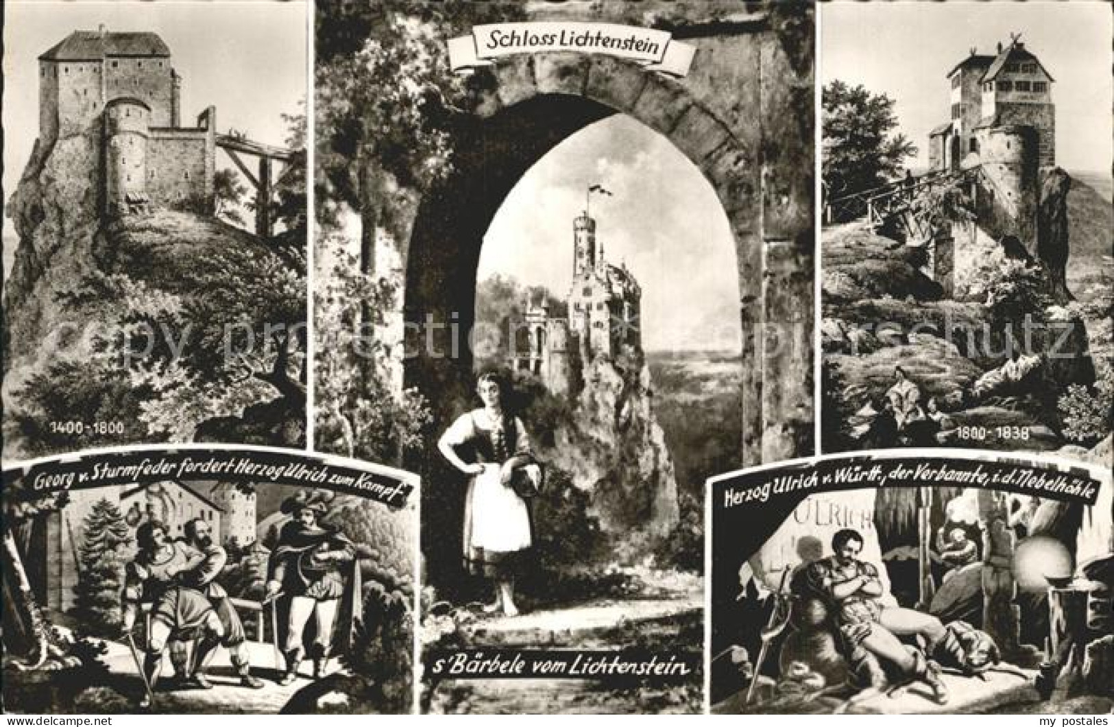 Lichtenstein Wuerttemberg Schloss Lichtenstein