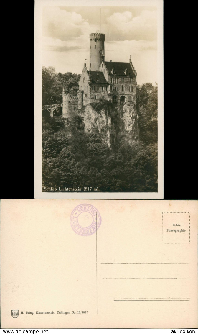 Lichtenstein (Württemberg) Schloss Lichtenstein (Castle Building) 1920
