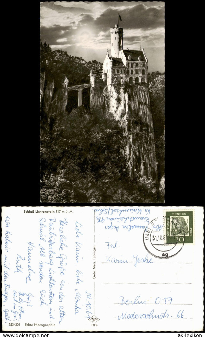 Lichtenstein (Württemberg) Schloss Lichtenstein (Castle Building) 1961