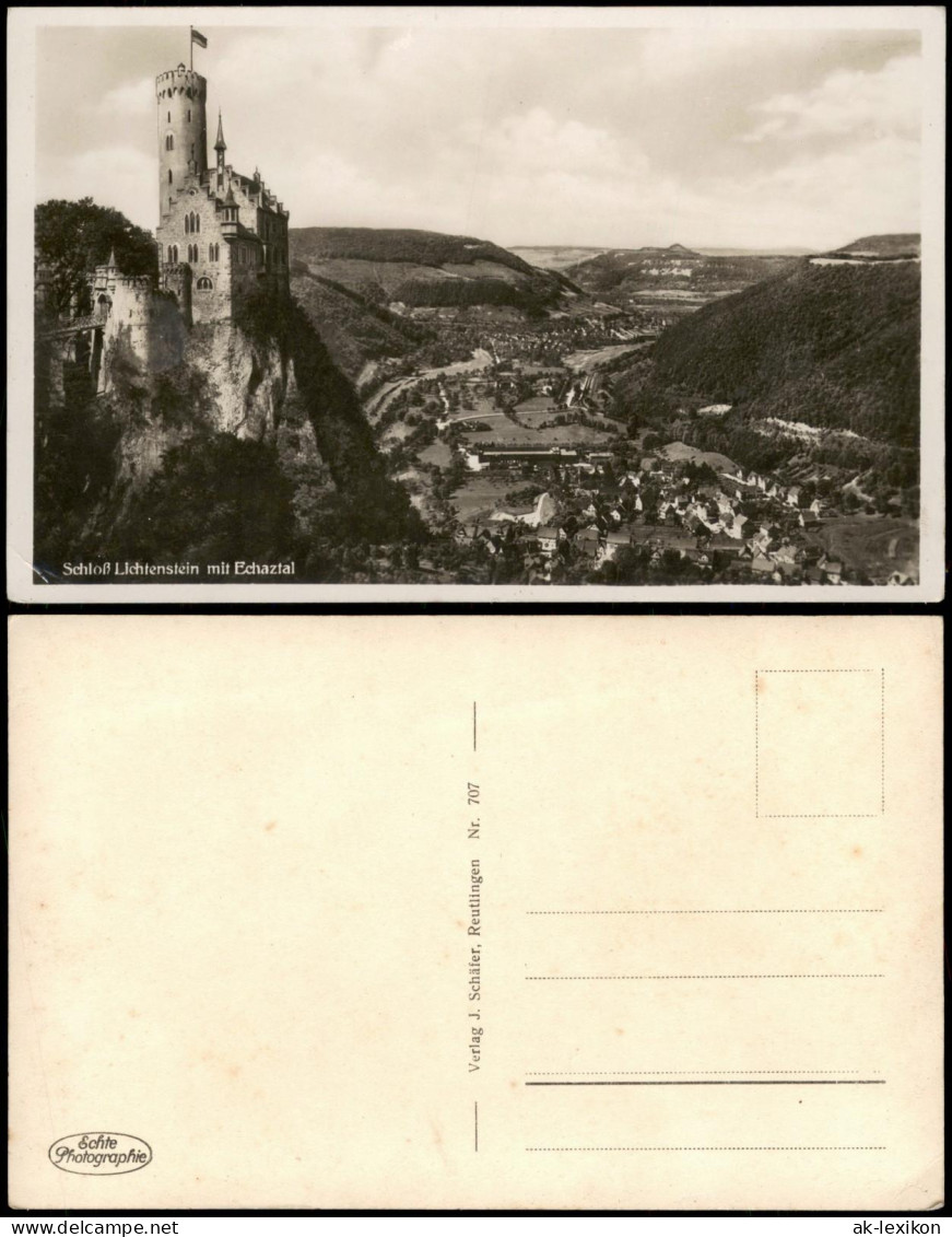 Lichtenstein (Württemberg) Schloss Lichtenstein - Fotokunst 1932