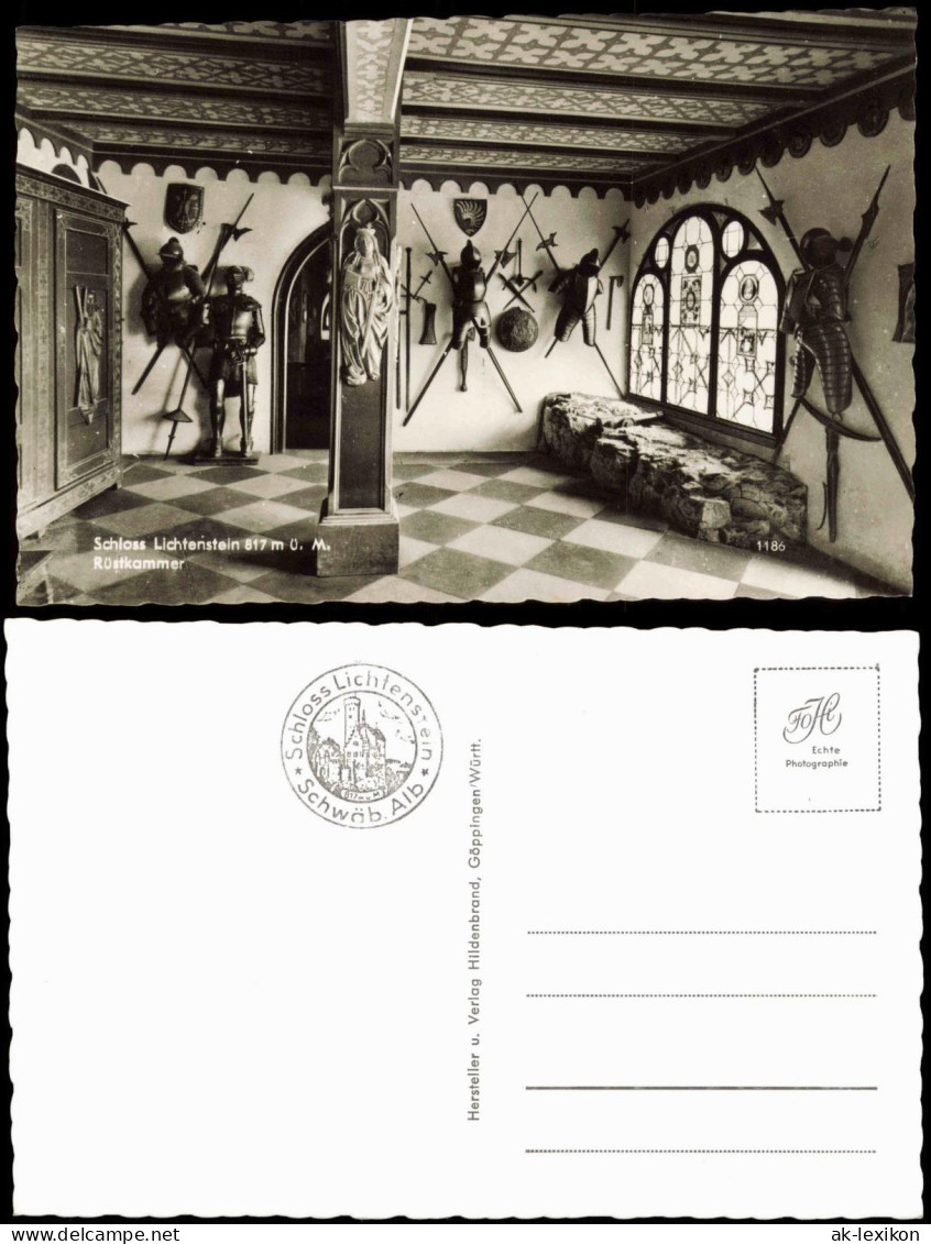 Lichtenstein (Württemberg) Schloss Lichtenstein Rüstkammer 1960