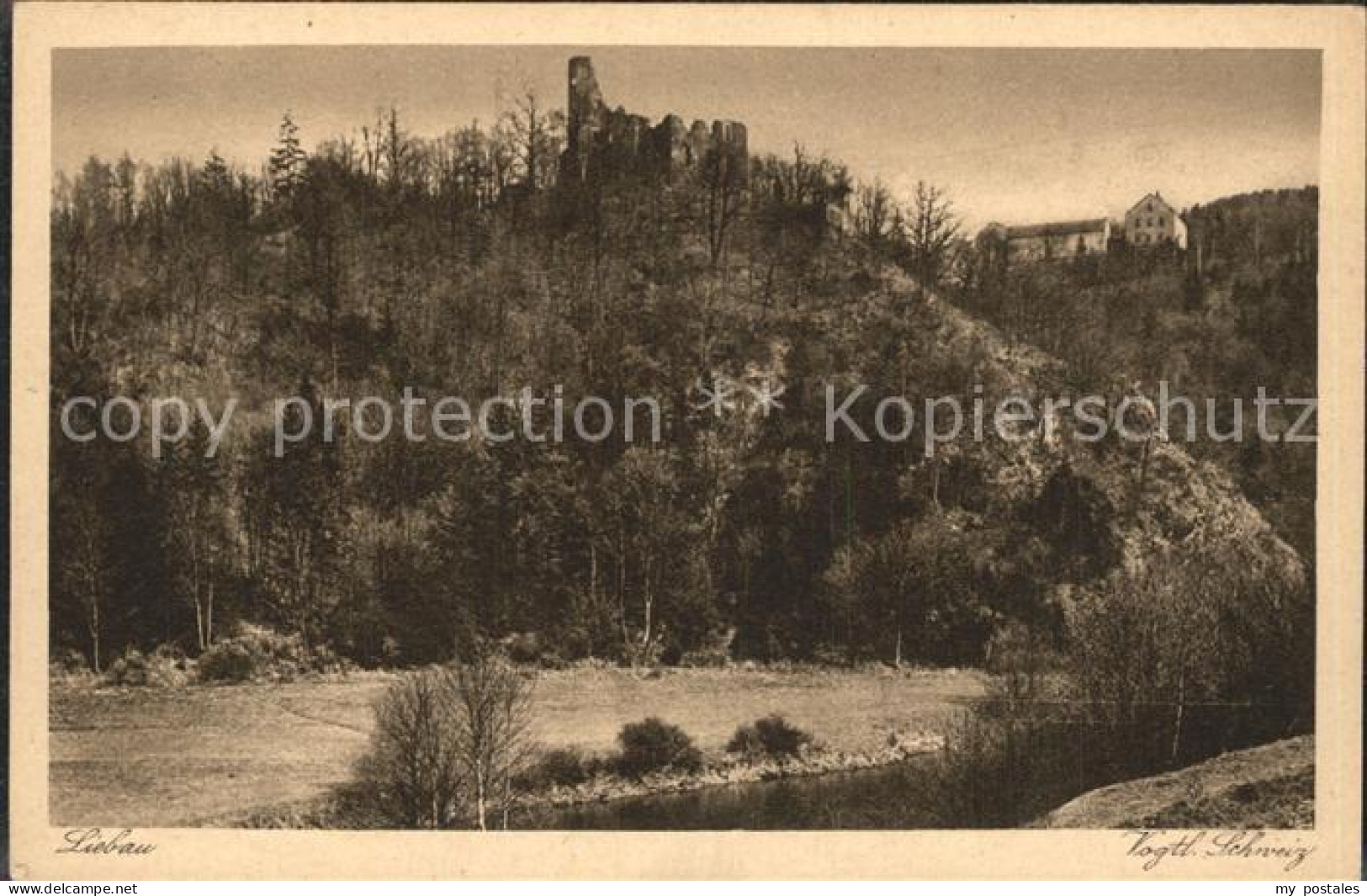 Liebau Poehl Vogtland Ruine