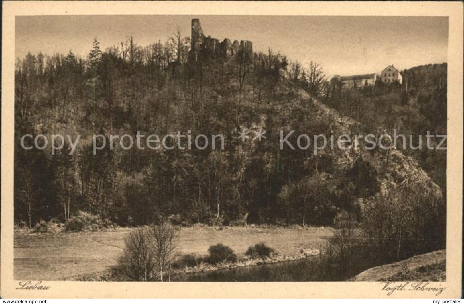 Liebau Poehl Vogtland Ruine
