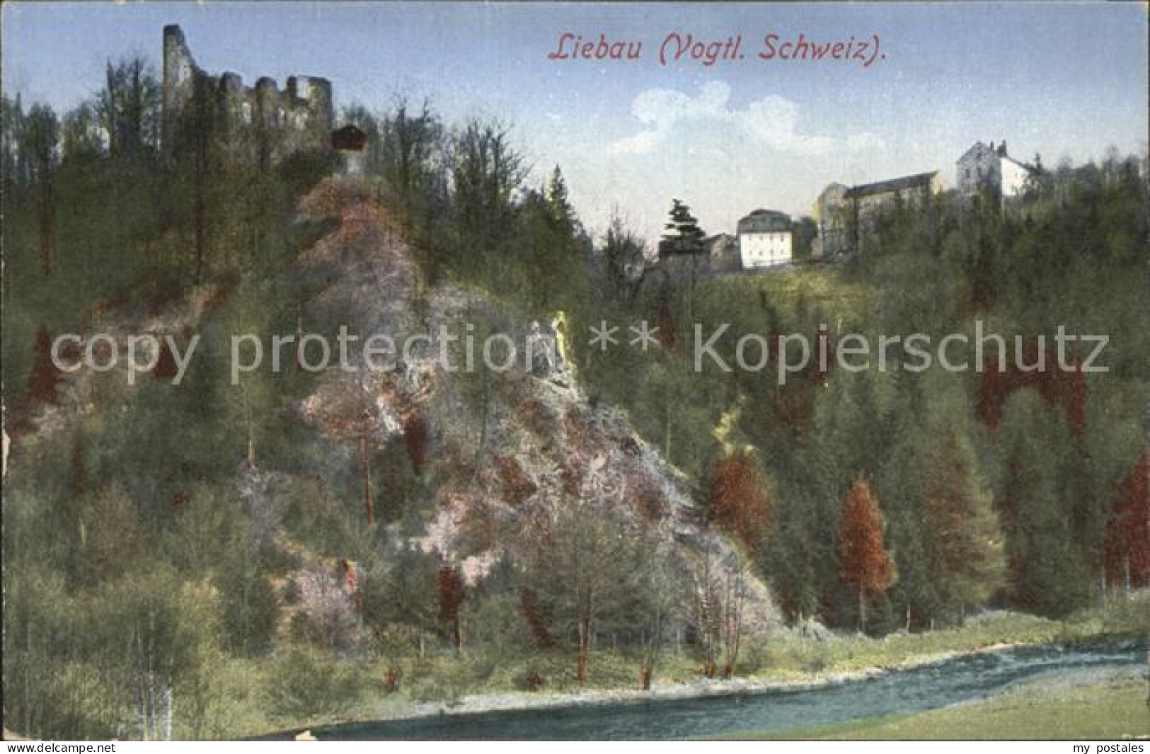 Liebau Poehl Vogtland Ruine