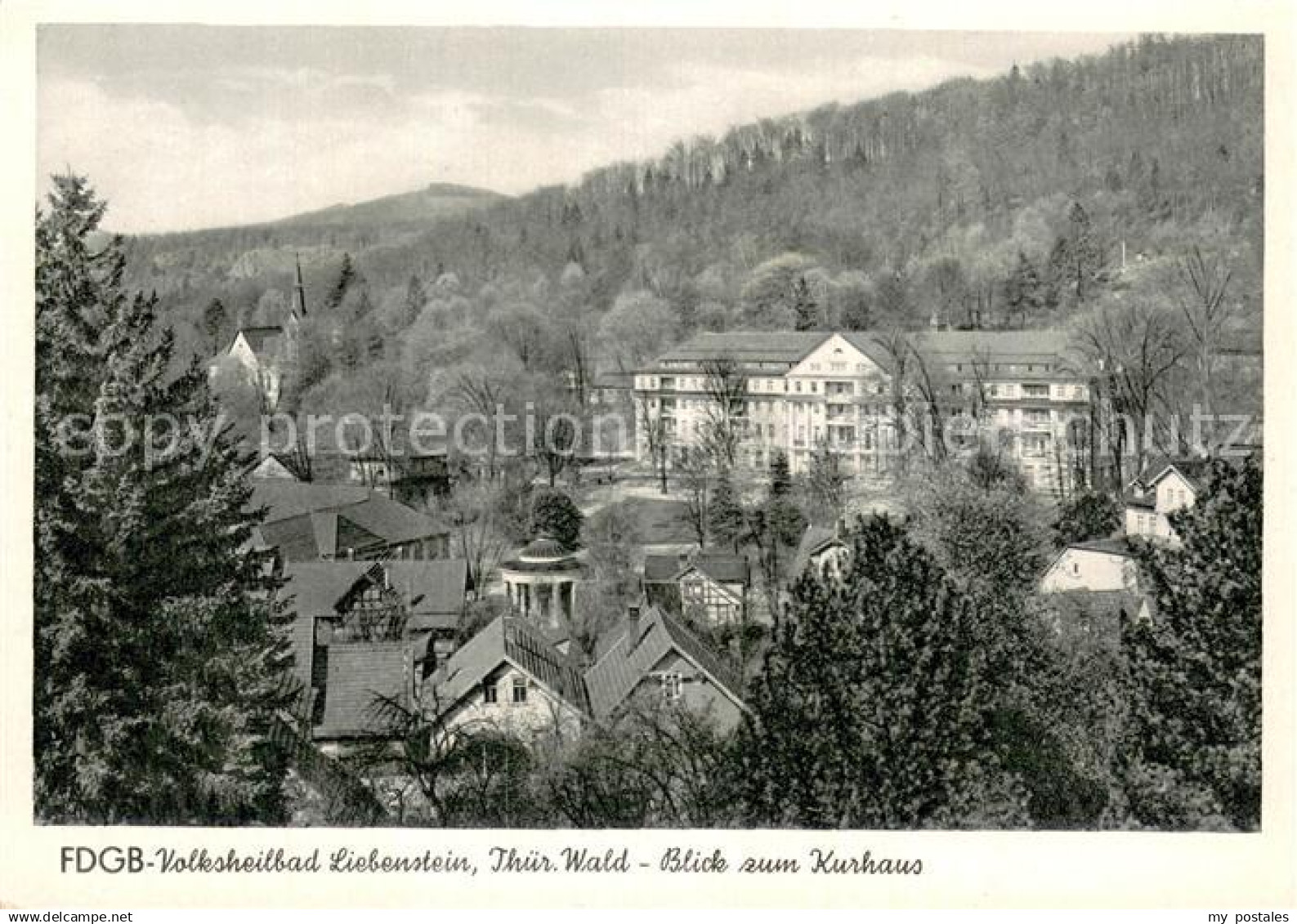 Liebenstein  Bad Thueringen FDGB Volksheilbad Liebenstein Kurhaus