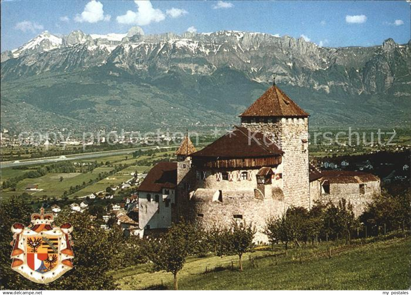 Liechtenstein  Fuerstentum Schloss Vaduz