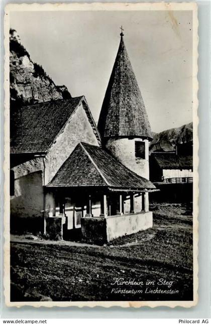 9497 Steg Foto AK Kirchlein - 39347019