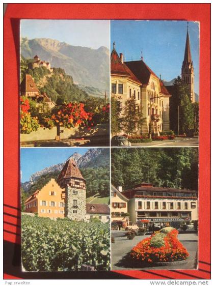 Fürstentum Liechtenstein (FL) Vaduz - Mehrbildkarte