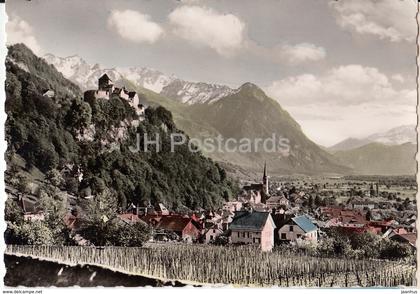 Fürstentum Liechtenstein - Vaduz mit Schloss - castle - Liechtenstein - unused